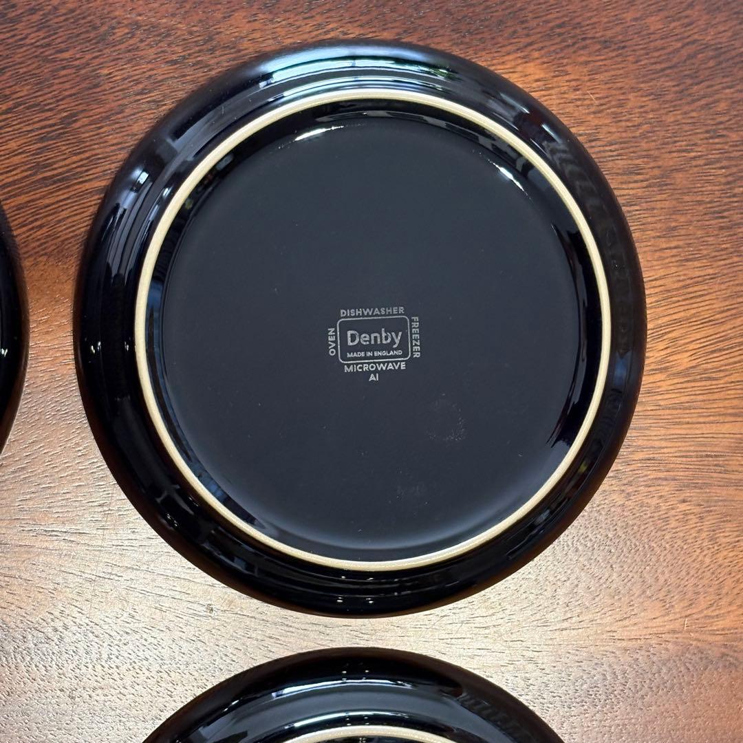 デンビー　ヘイロー　ブレックファストスモールプレート17センチ　4枚セット