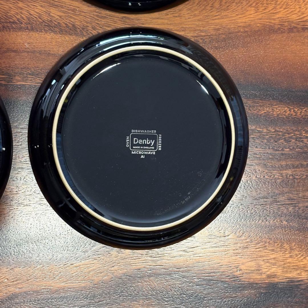 デンビー　ヘイロー　ブレックファストスモールプレート17センチ　4枚セット