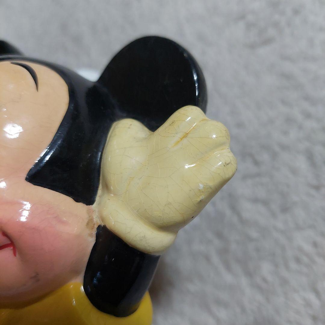 ディズニーキャラクター　ミッキーマウス バンク 約15cm