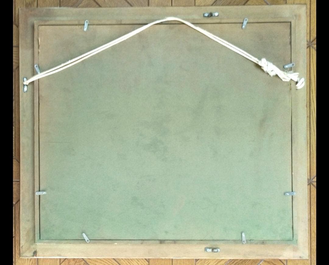 油彩画「夏の海 」油絵 風景画 絵画 F8 原画