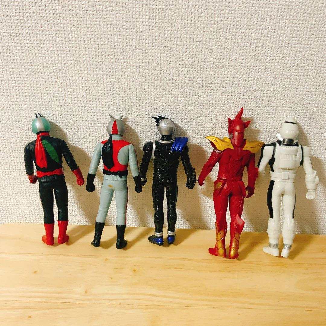 中古レアソフビ38体（仮面ライダーシリーズ36体・戦隊シリーズ2体）のまとめ売り