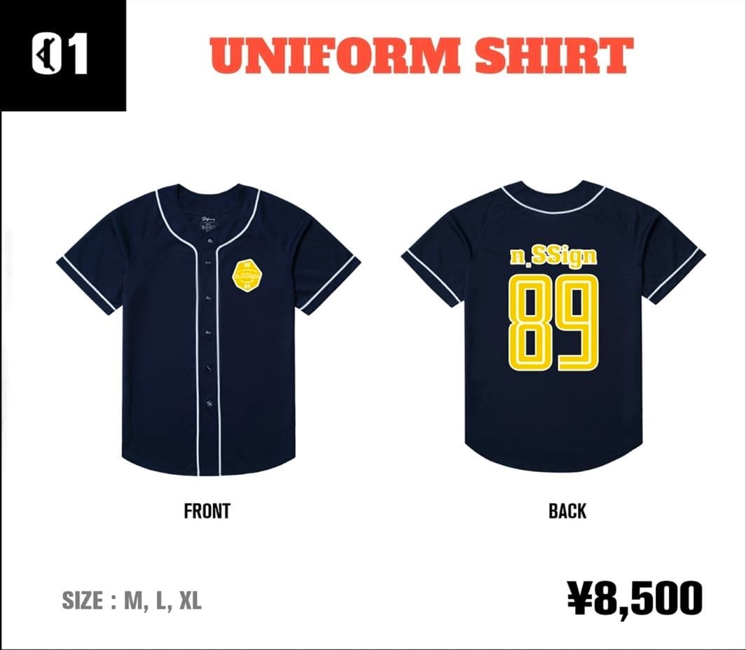 n.SSign ユニフォームシャツ XL