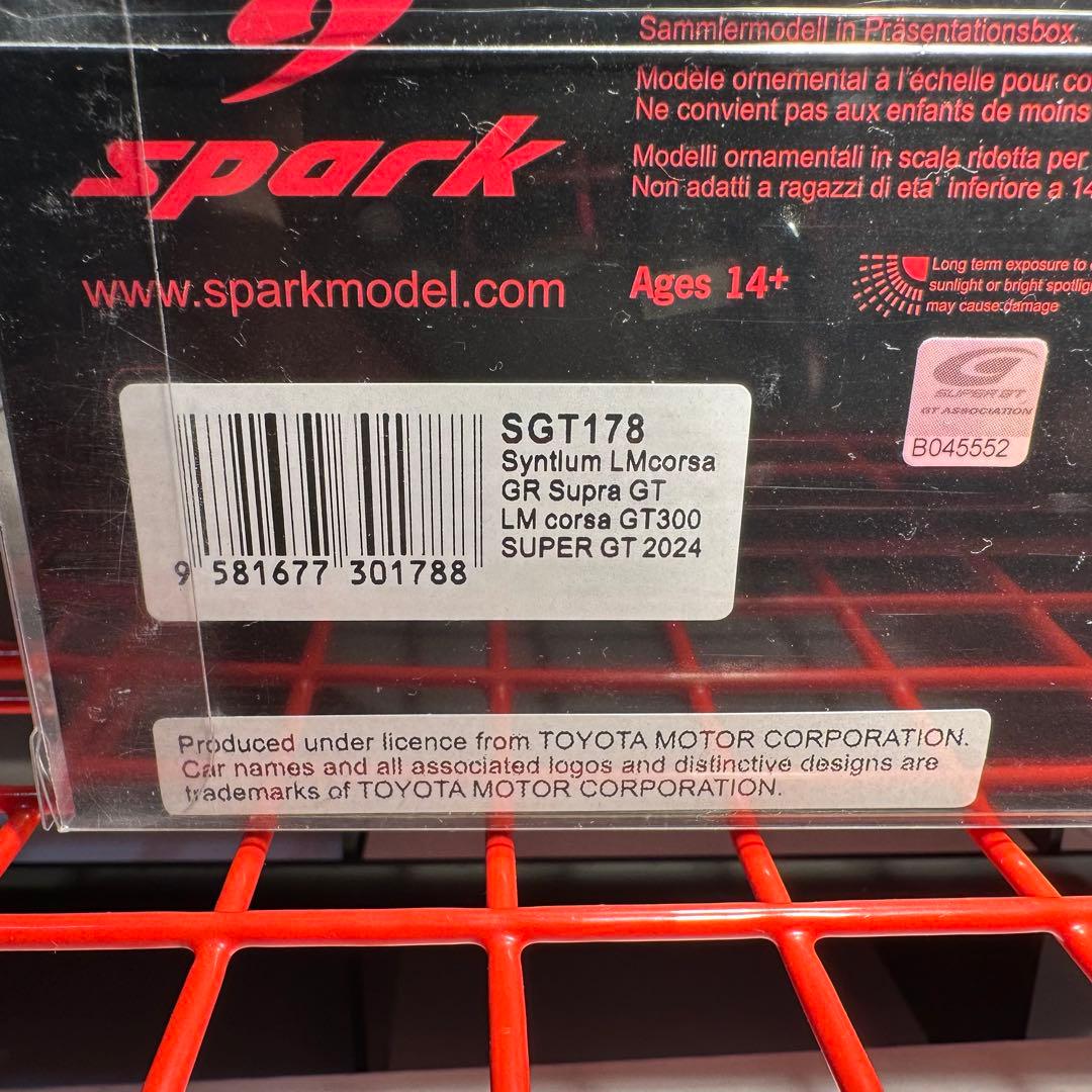 SUPER GT 2024 SPARK 1/43スパーク スーパーGTミニカー