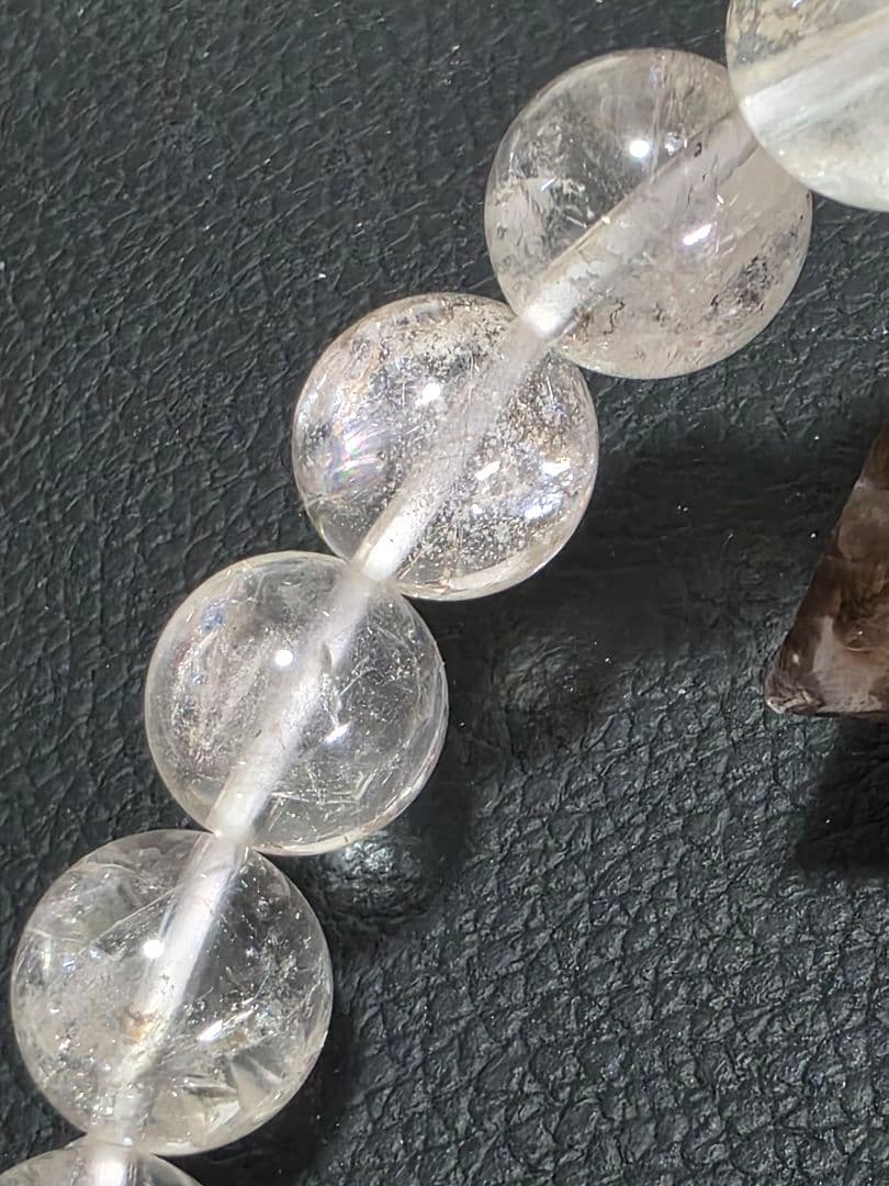 12.3㎜ ブラジル産　レムリアン水晶ブレスレット