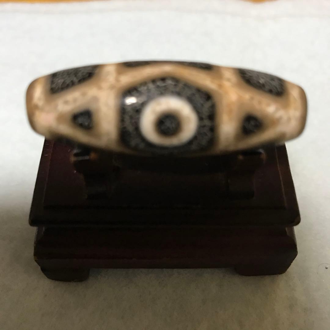 超激レア珍品‼︎ 古代老礦石　特別出品　特殊金剛ニ眼特殊天珠　マニア向き