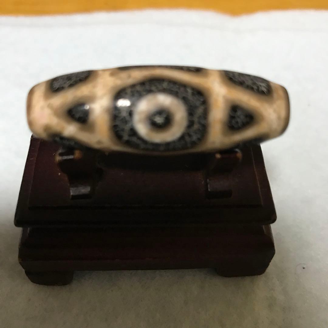 超激レア珍品‼︎ 古代老礦石　特別出品　特殊金剛ニ眼特殊天珠　マニア向き