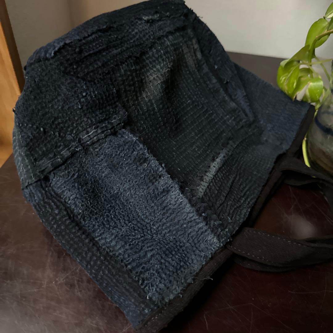 ⚠️J J 総刺し子2wayバッグ/藍染／襤褸