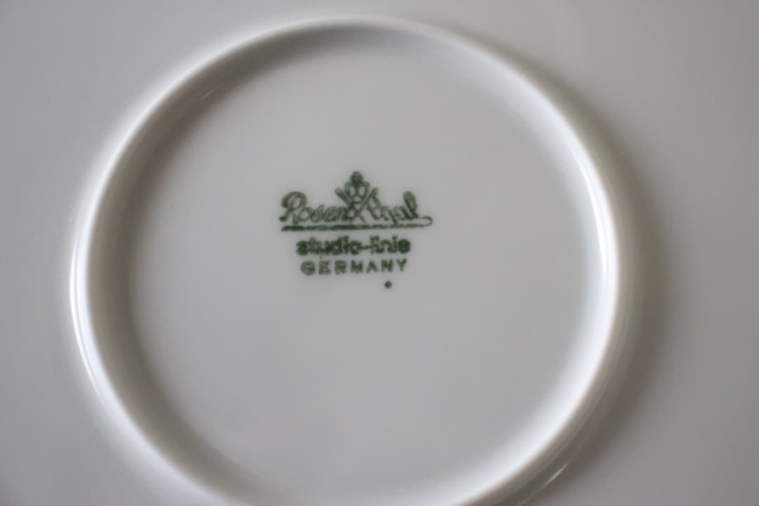 ローゼンタール　センチュリーブルーフラワー　１００周年　２６cmプレート　ペア