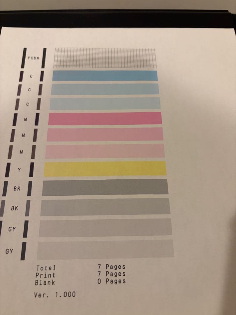 Canon PIXUS Ts8530 印刷枚数10枚以下　N8062