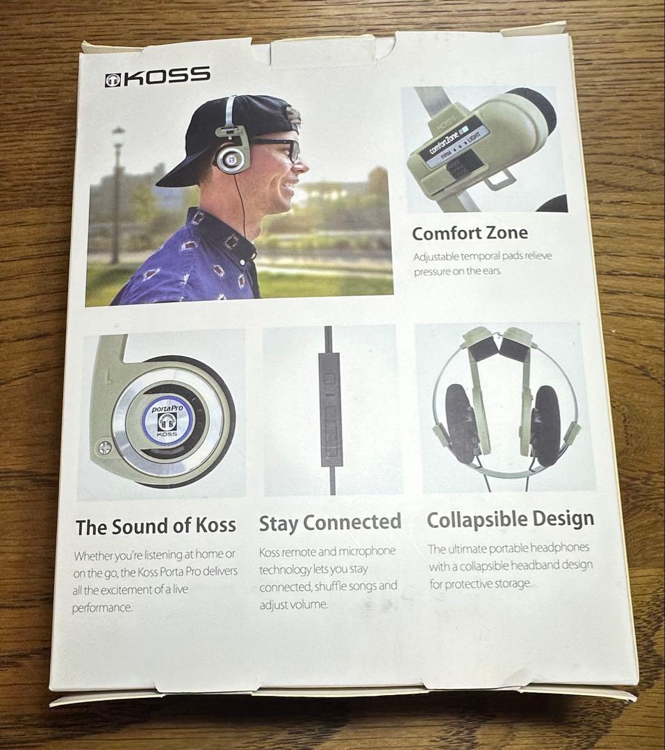 【限定版】 Koss Porta Pro ヘッドホン インラインマイク 音量調節