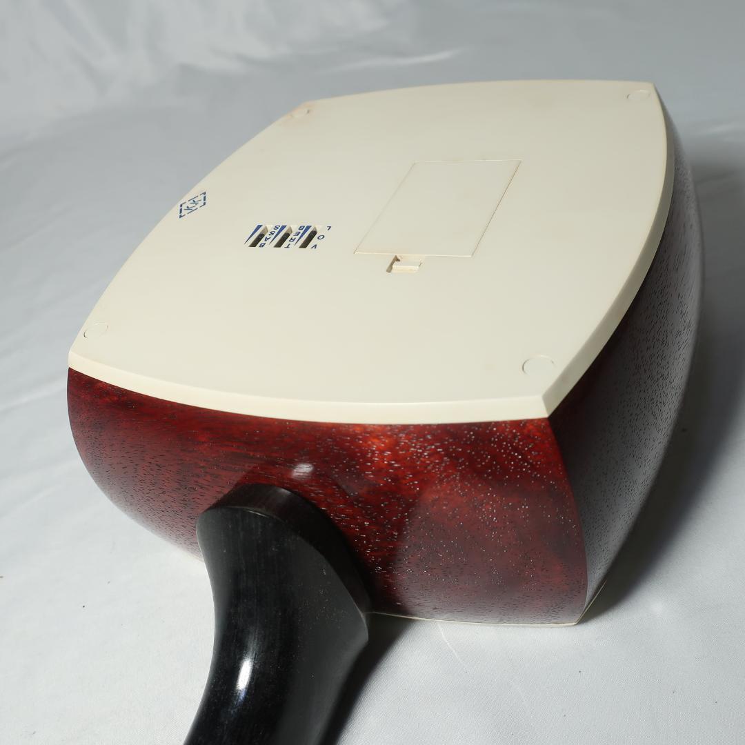 エレキ三味線 中棹 黒檀糸巻き 鼈甲撥 ハードケース付 管理No.7