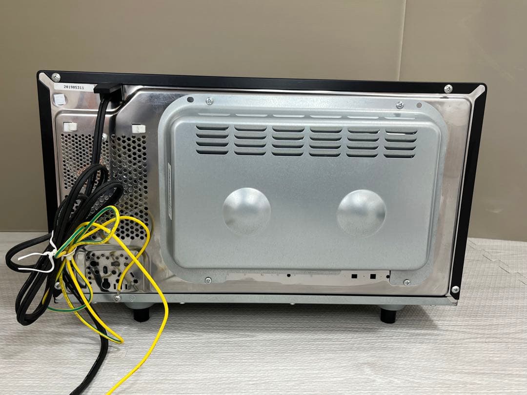 ツインバード センサー付フラットオーブンレンジ 18Lブラック DR-E857B