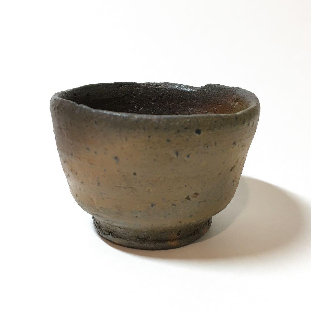 池田省吾　種子島焼締　酒器　ぐい呑