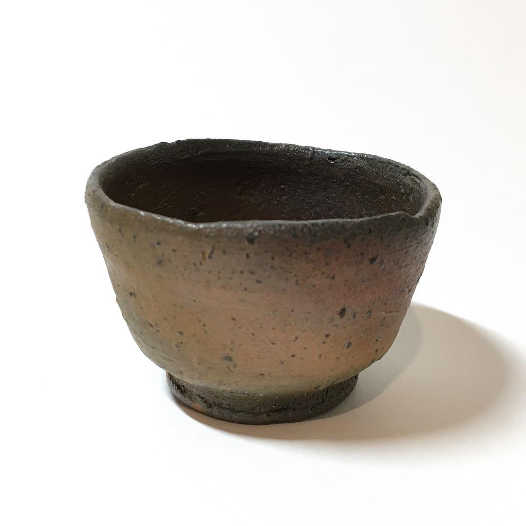 池田省吾　種子島焼締　酒器　ぐい呑