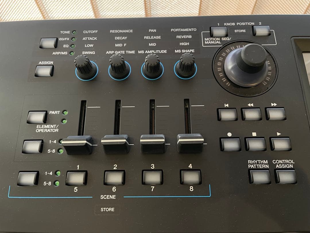 YAMAHA MODX7 76鍵シンセサイザー 純正ソフトケース付き