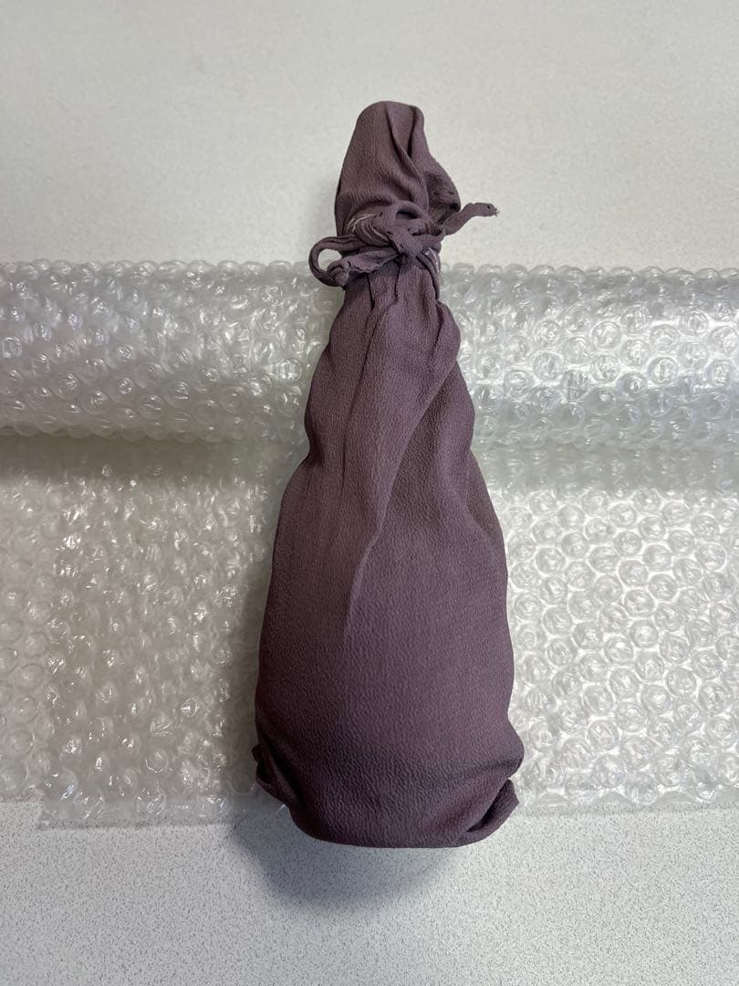 花瓶　花器　鶴首　黒釉　蒔絵