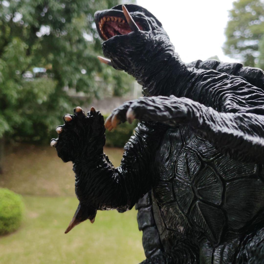 海洋堂酒井ゆうじ２０センチシリーズ！ガメラII。組み立て塗装済！ソフビ製です。