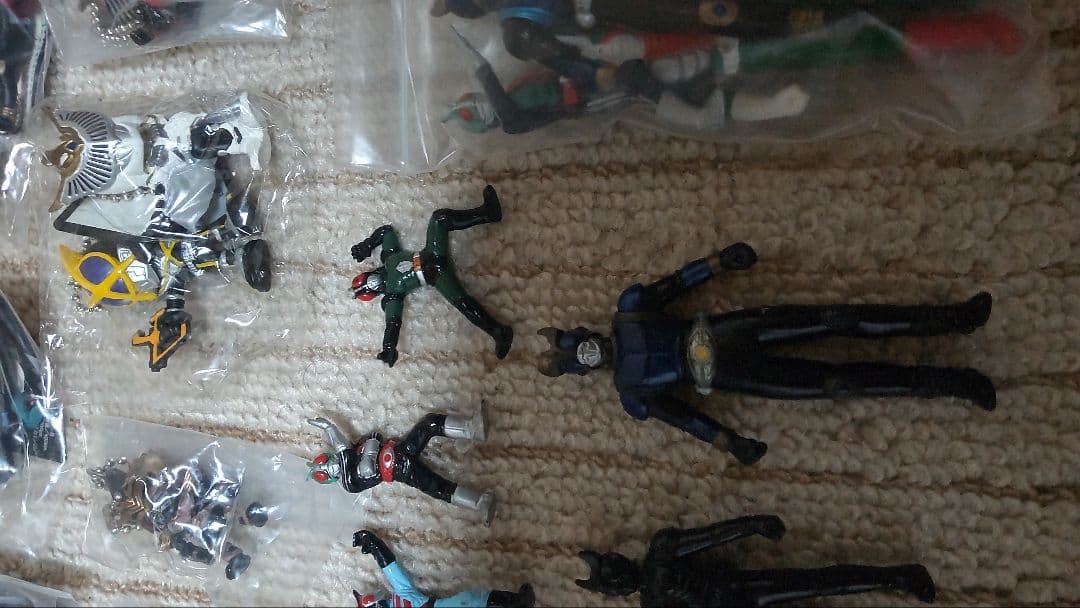仮面ライダー フィギュアとバイクセット 約70体以上