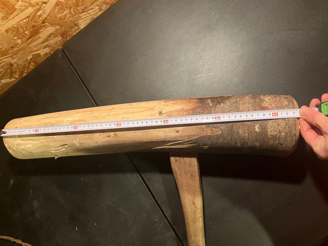 本欅ホンケヤキ 臼 4升欅 杵　ディスプレイ 古道具 アンティーク