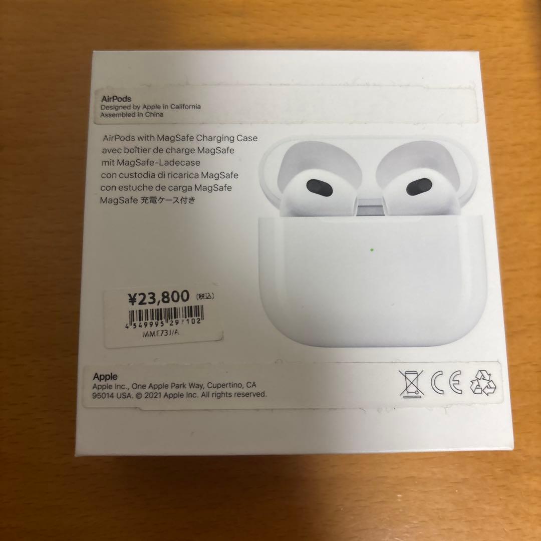 AirPods4 ノイキャンなし本体 ホワイト 充電ケース、箱あり