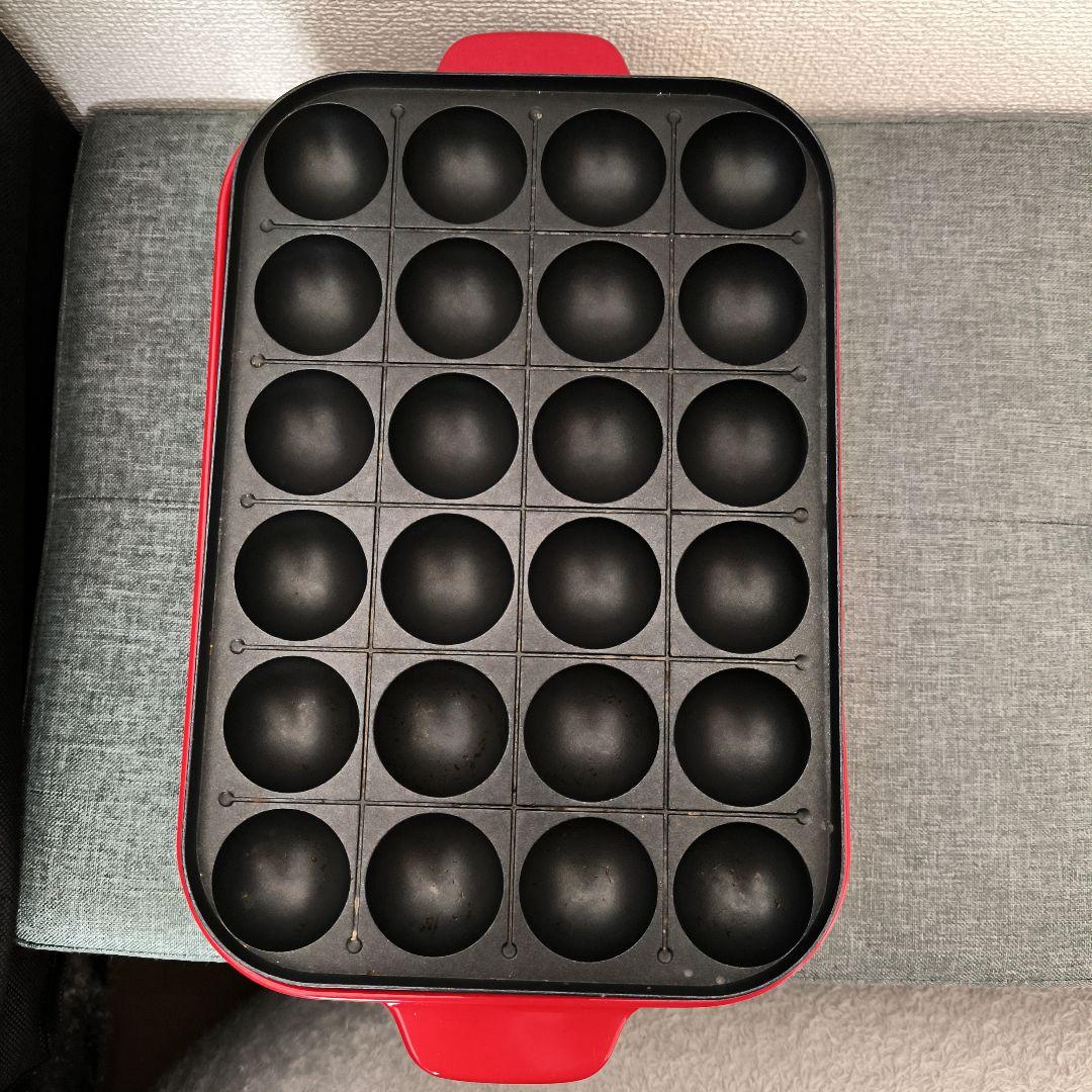 お値下げ BRUNO ブルーノ ホットプレート レッド 箱付き