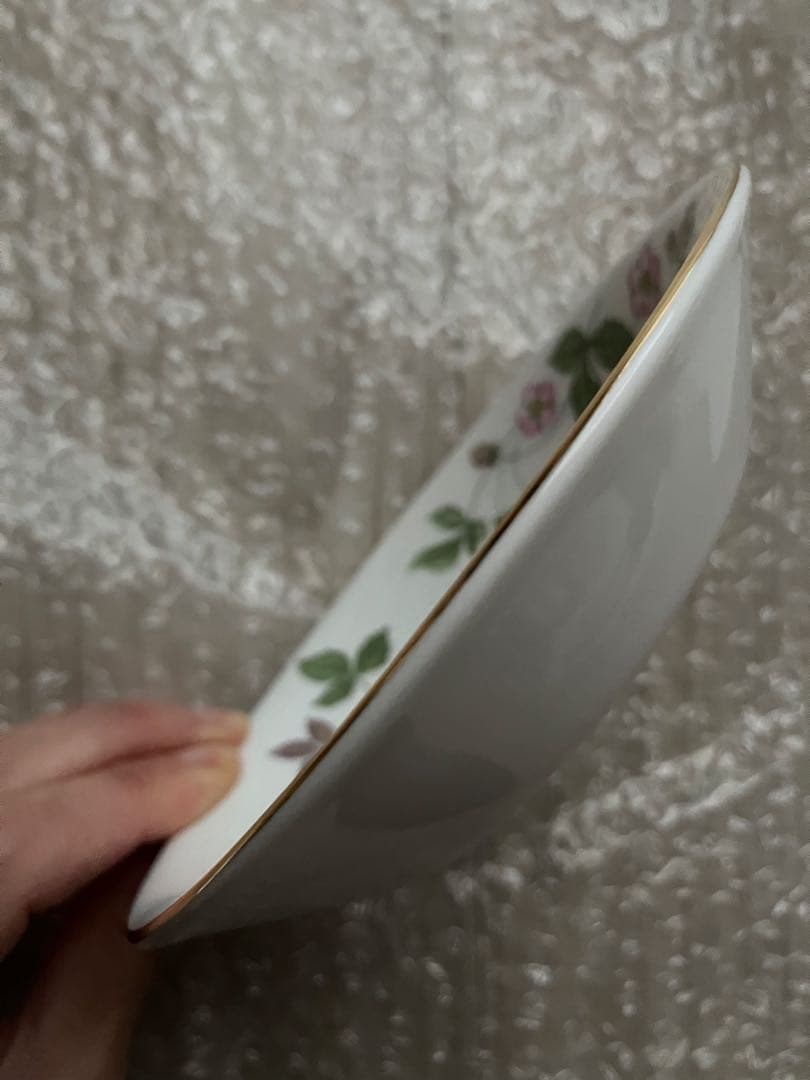 ウェッジウッド/ワイルドストロベリーフルーツソーサー13cm2枚