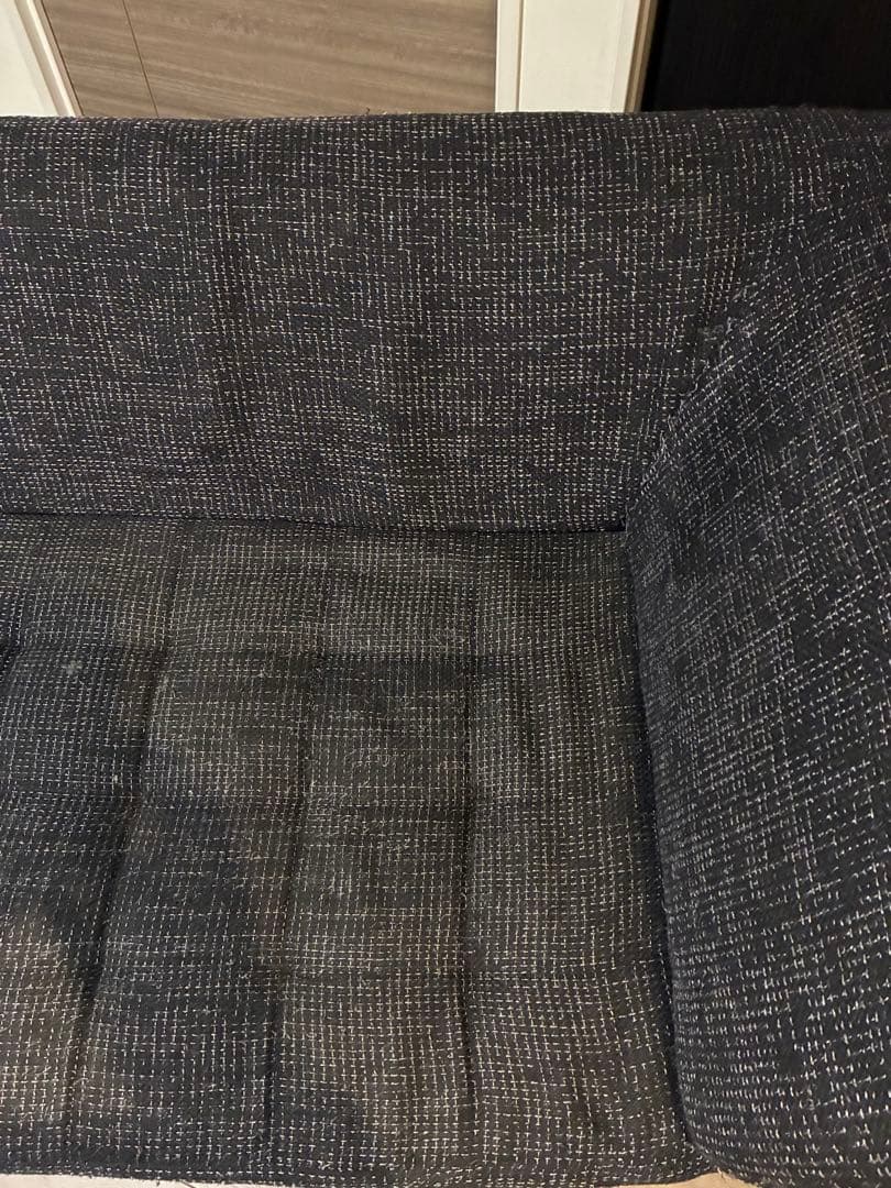 ファブリック素材　3人掛けソファ　引き取り限定