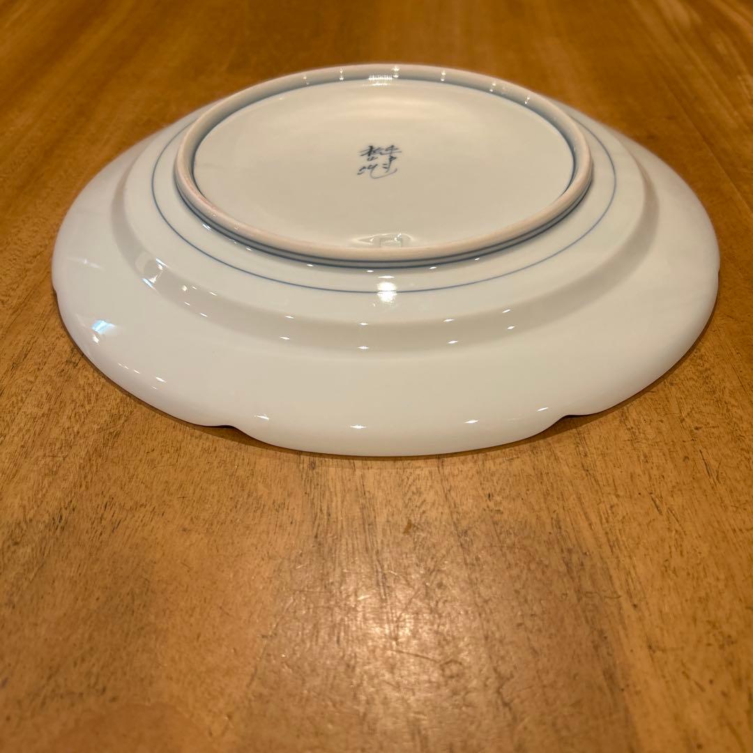 創作唐子　三川内焼窯元　平戸松山窯　 第十五代平戸松山　唐子花形大皿