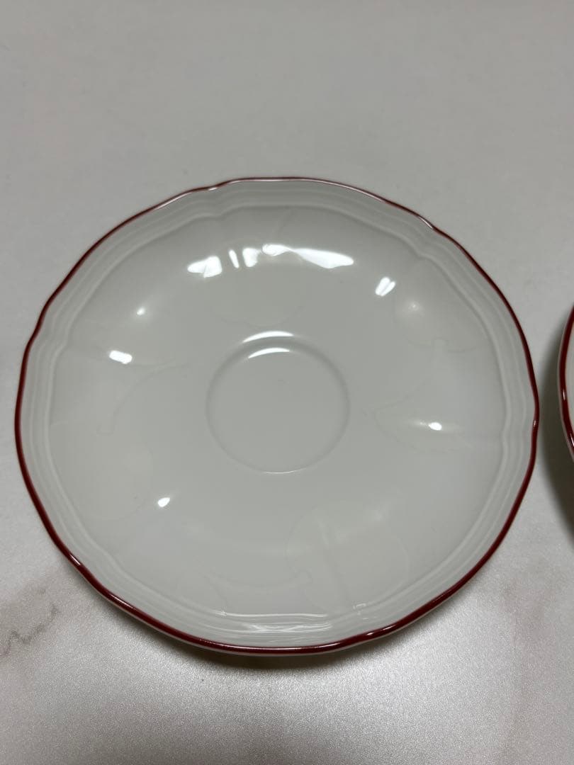 廃盤リチャードジノリ アンティコチェリー ペアティーカップ＆ソーサー　2客