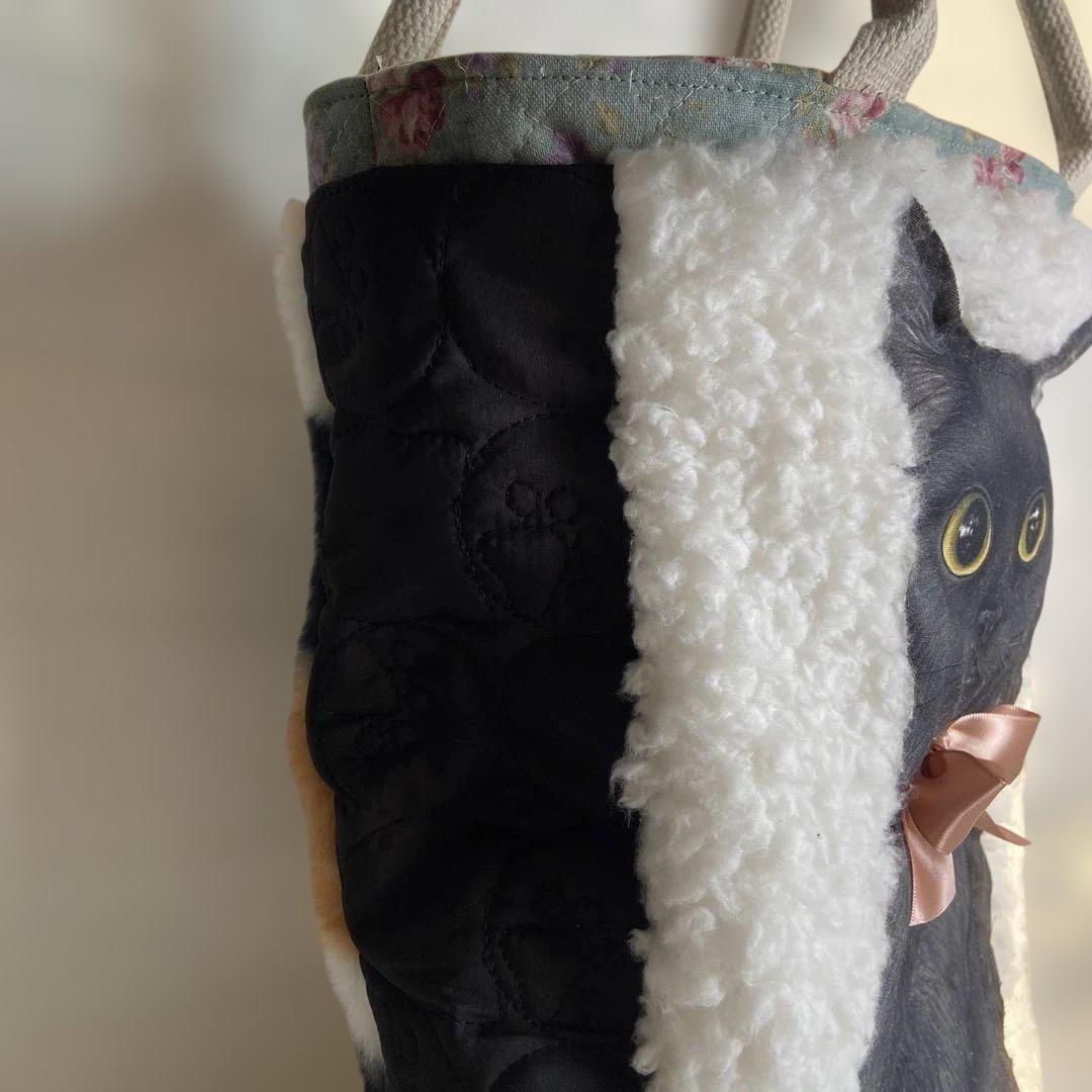 ゆ*ら様 コヤンイサムチョン　黒猫ちゃん　トートバッグ　BIGサイズ　大容量　ボ