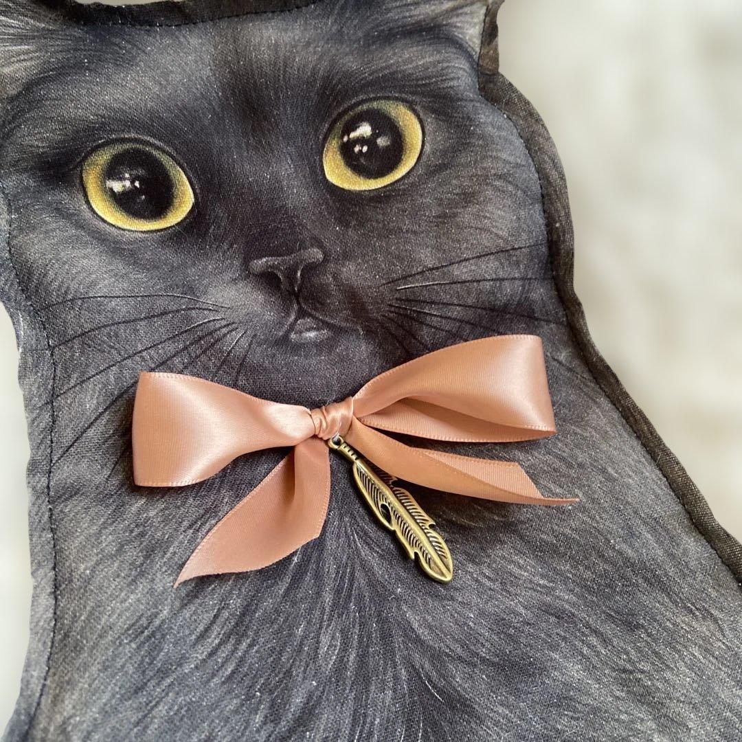 ゆ*ら様 コヤンイサムチョン　黒猫ちゃん　トートバッグ　BIGサイズ　大容量　ボ