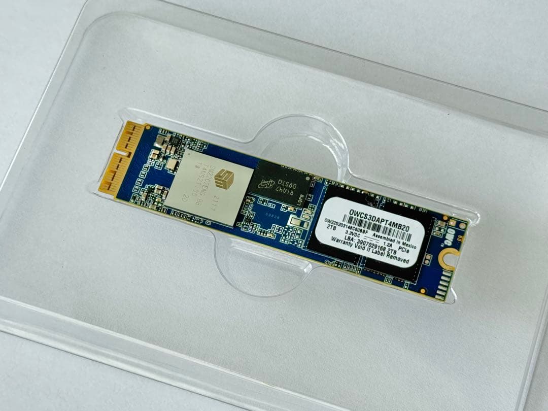 2.0TB 内蔵型SSD OWC Aura Pro X2 MacBook