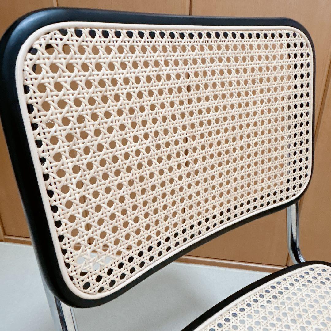●美品【チェスカチェア】●マルセル・ブロイヤー　リプロダクト品　名作チェア