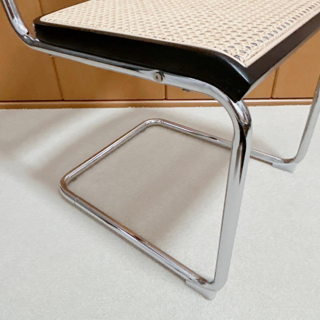 ●美品【チェスカチェア】●マルセル・ブロイヤー　リプロダクト品　名作チェア