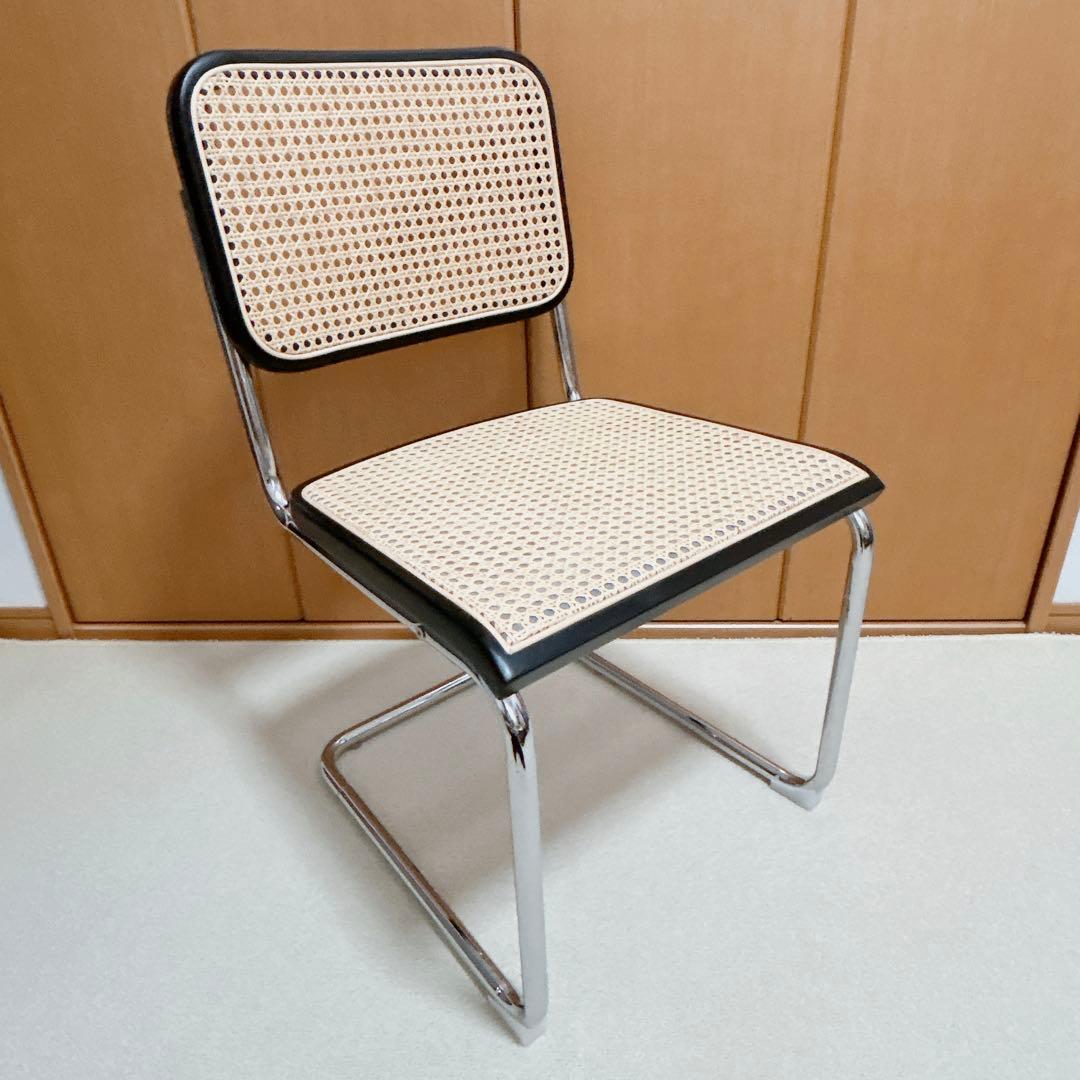 ●美品【チェスカチェア】●マルセル・ブロイヤー　リプロダクト品　名作チェア