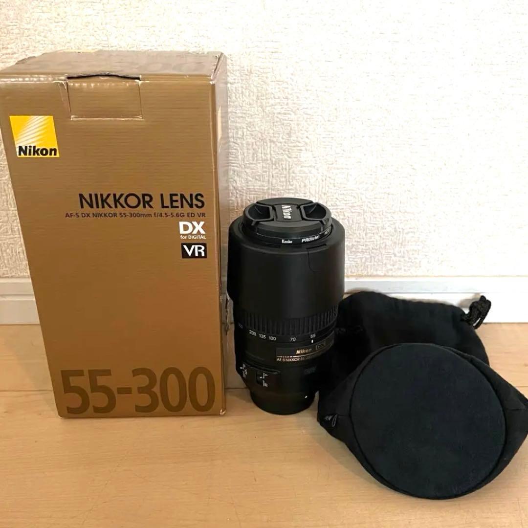 美品⭐︎Nikon AF-S 55-300mm 超望遠＆手振れ補正つき4255-1