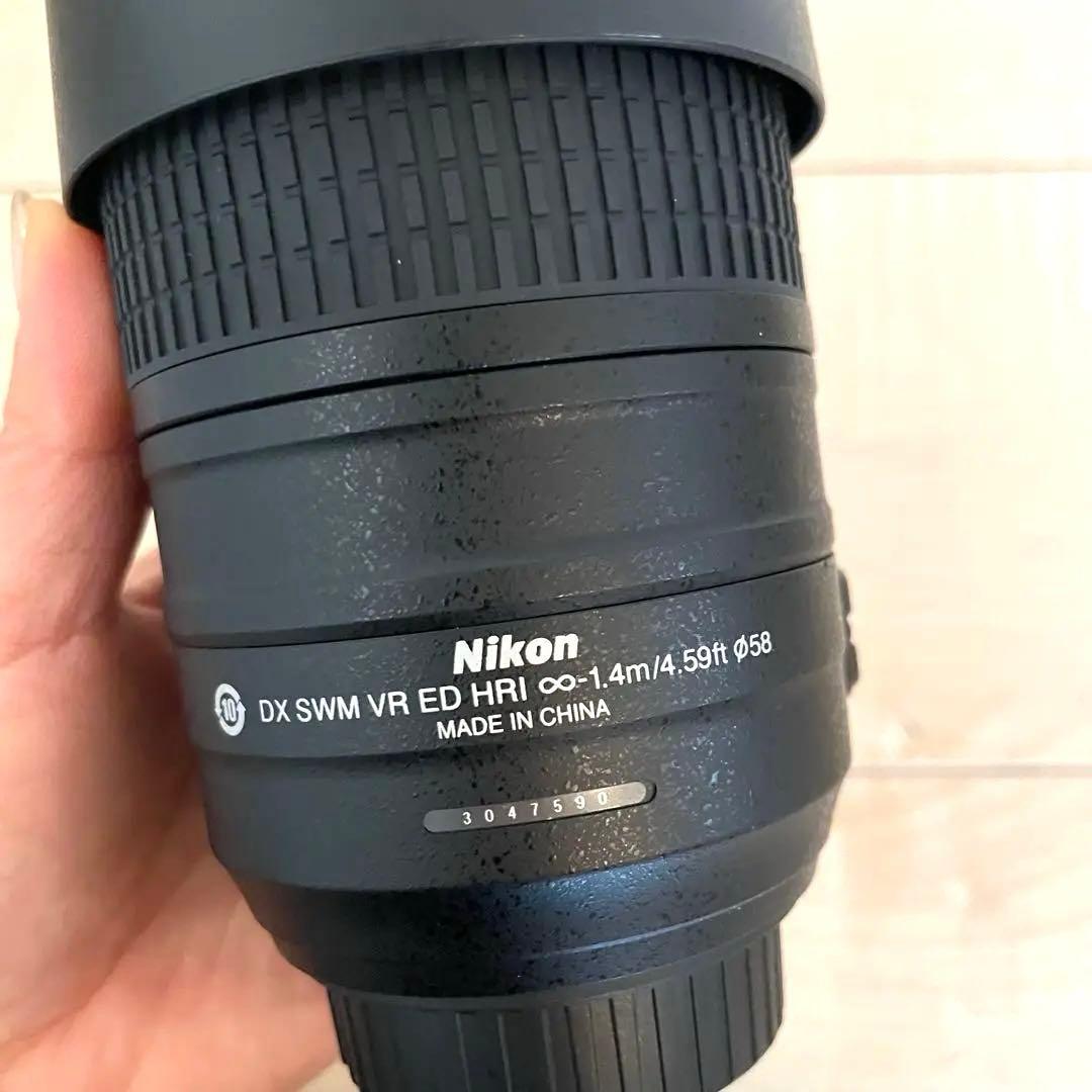美品⭐︎Nikon AF-S 55-300mm 超望遠＆手振れ補正つき4255-1