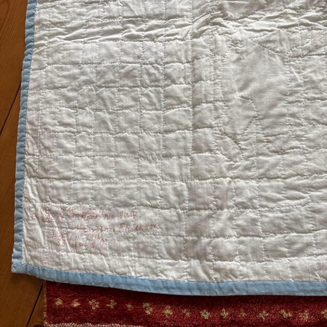 子供の刺繍デザイン キルティングキルト　アメリカ　即日匿名発送