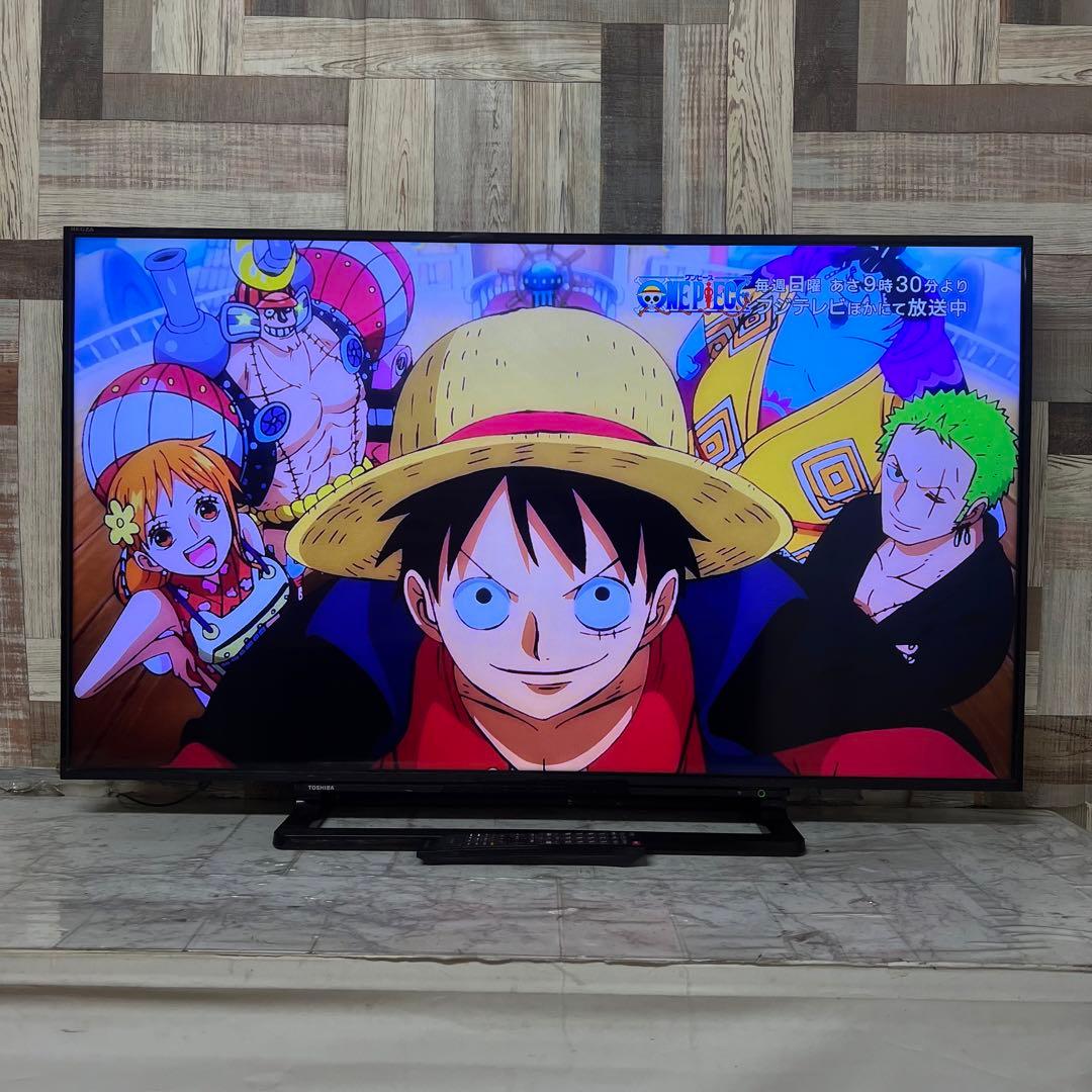 即日受渡❣️全国送料込東芝50型液晶テレビ外付けHDD録画対応　HDMI×2端子