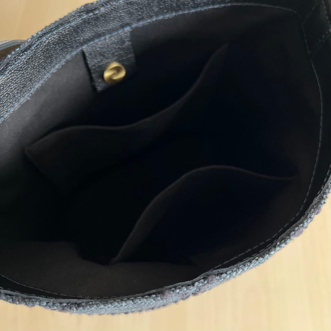 オーダー　ミナペルホネンtambourineと本革のワンハンドルバッグ