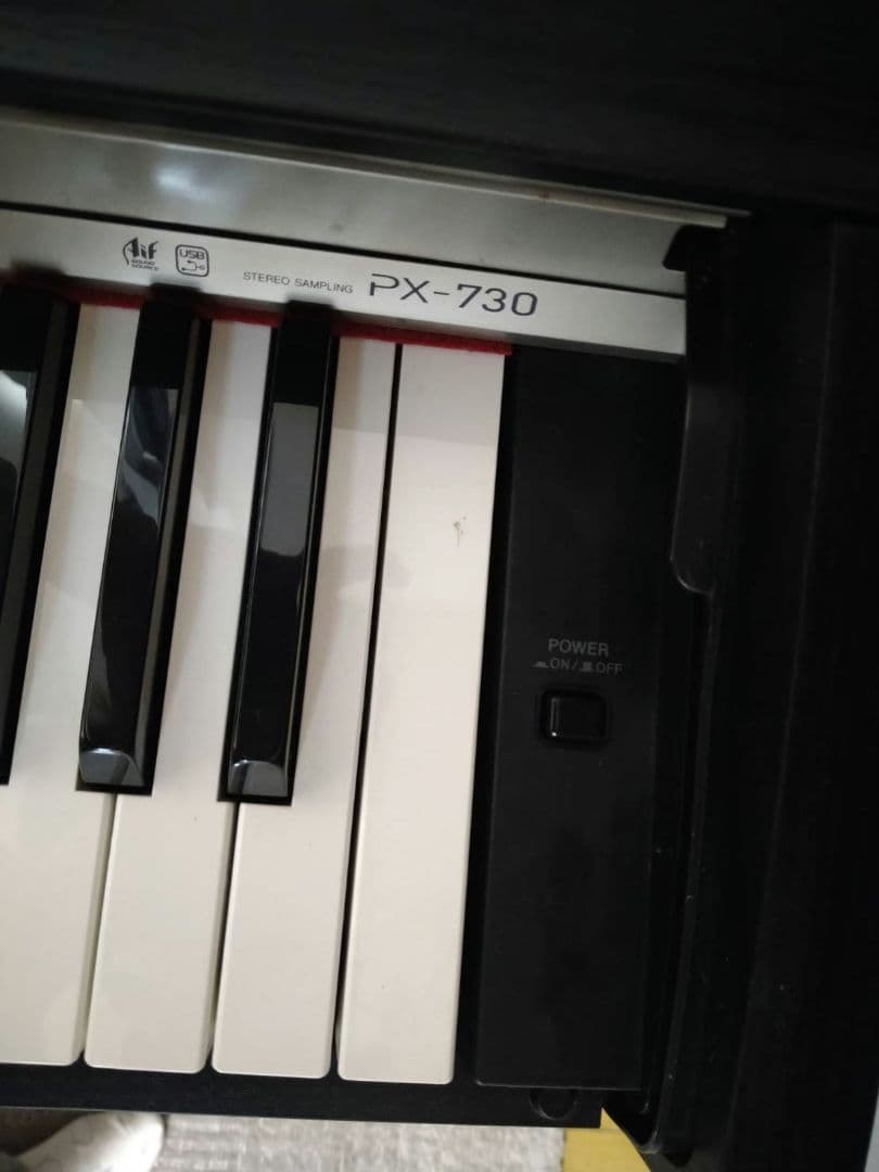 引き取り限定です！★愛媛県★CASIO 電子ピアノと椅子セットPX-730BK