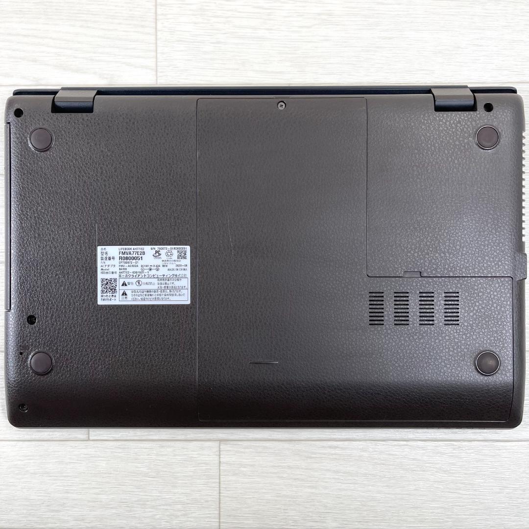 富士通 第10世代 i7 新品SSD512 メモリ16 オフィス ノートパソコン