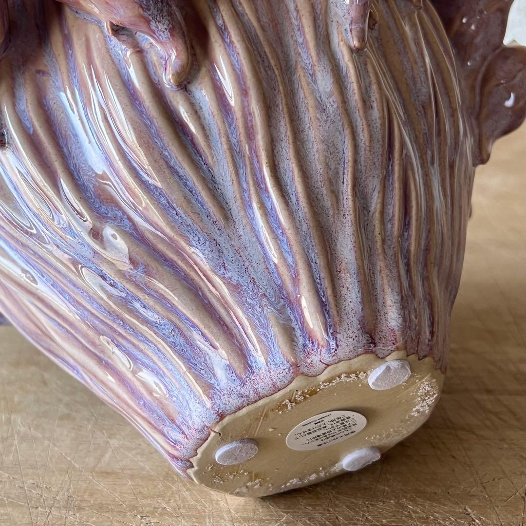 陶器製チェリーローズフラワーベース。大切な植物の為に