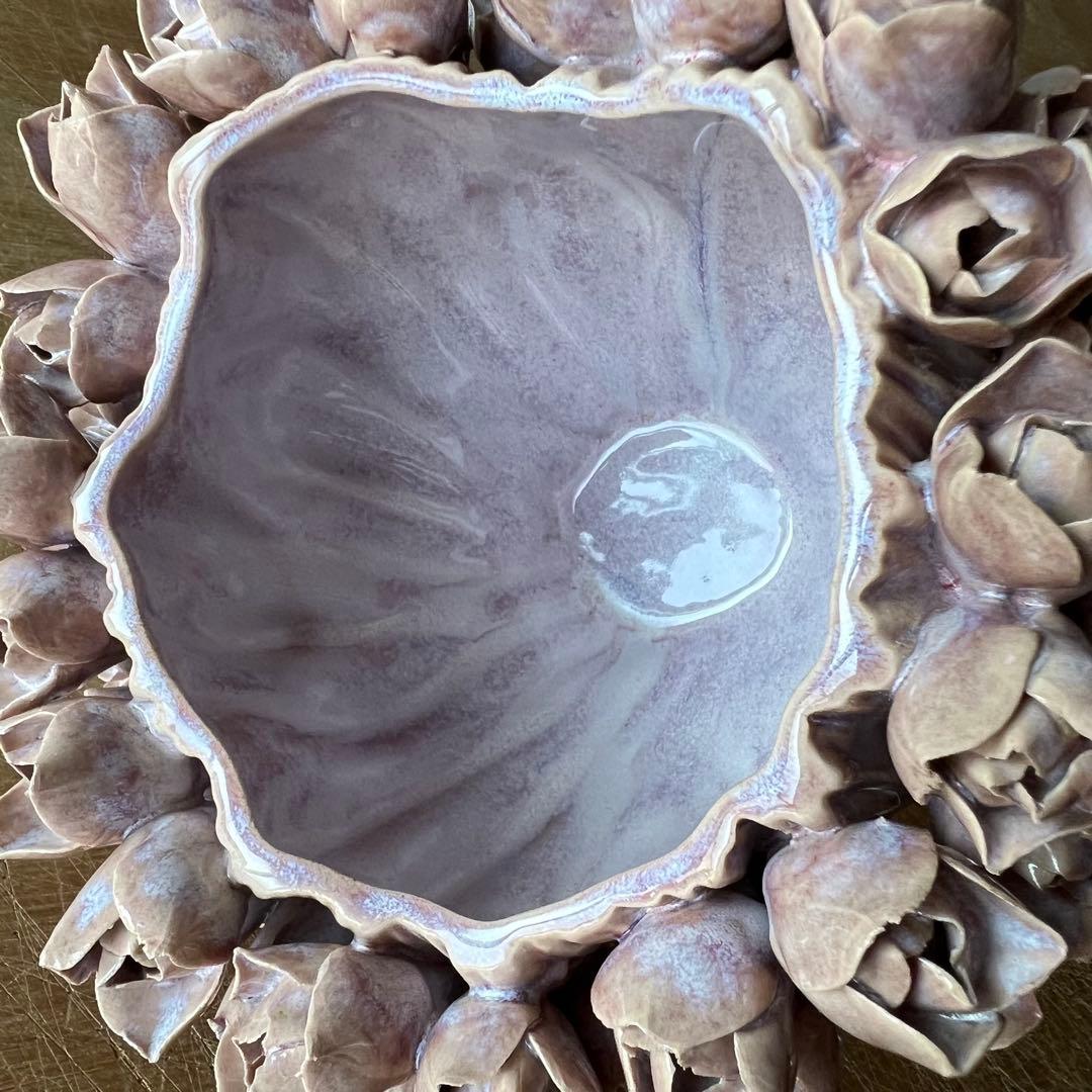 陶器製チェリーローズフラワーベース。大切な植物の為に