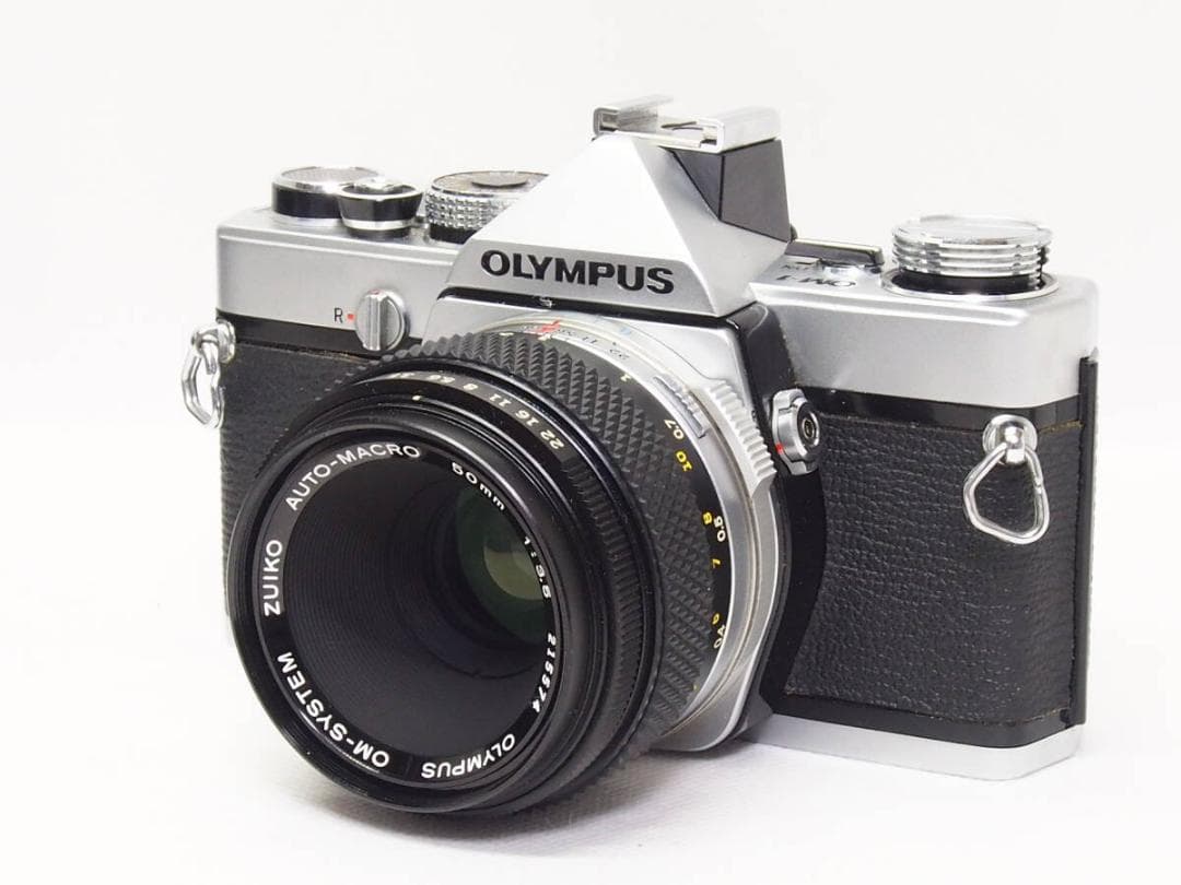 美品■ OLYMPUS OM-1 + MACRO 50mm F3.5 露出計稼働