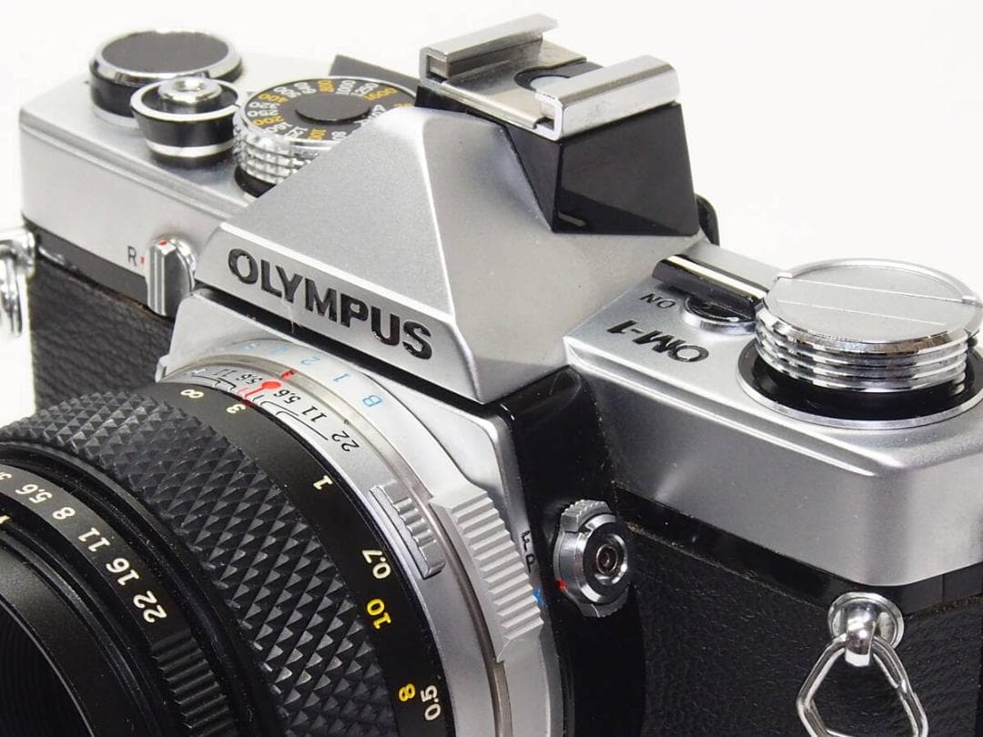 美品■ OLYMPUS OM-1 + MACRO 50mm F3.5 露出計稼働