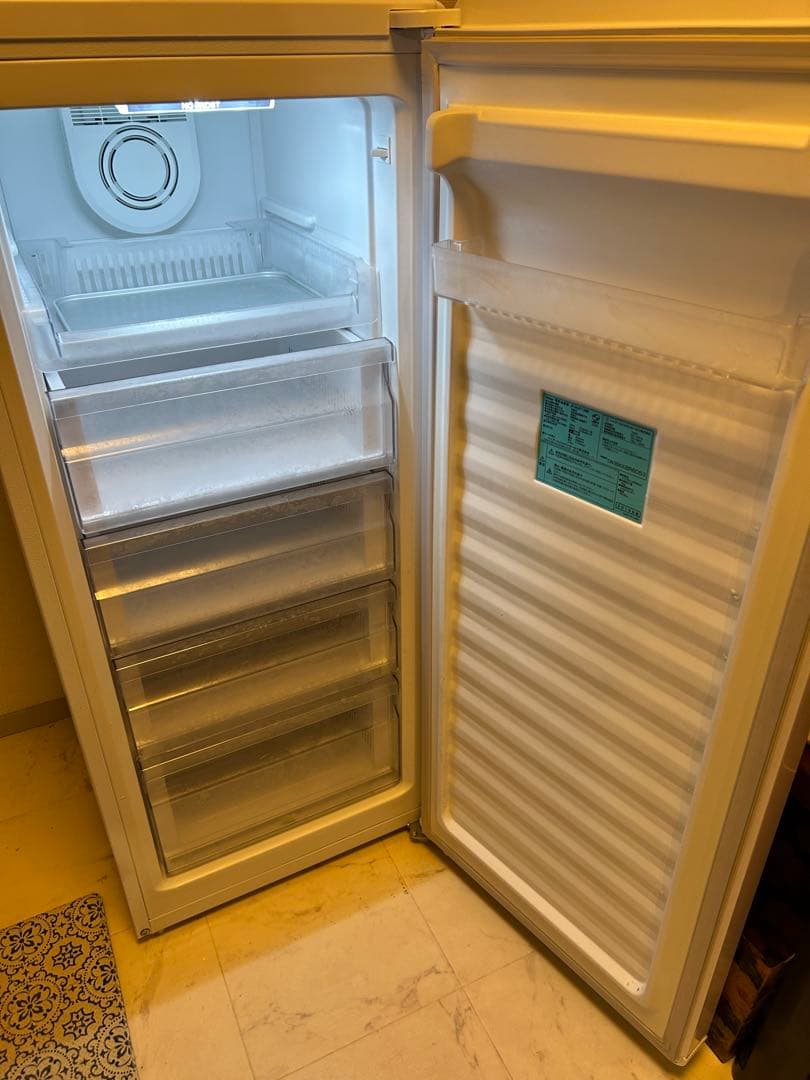 【送料込み】Haier JF-NUF138B 電気冷凍庫 138L 2019年製
