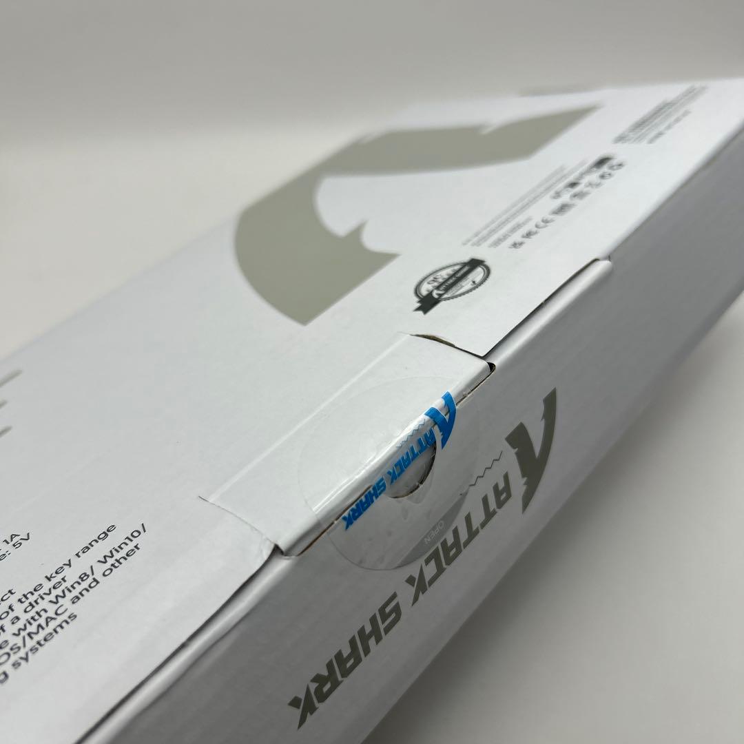 【未使用】ATTACK SHARK X68 HE RGBラピッドトリガー 白