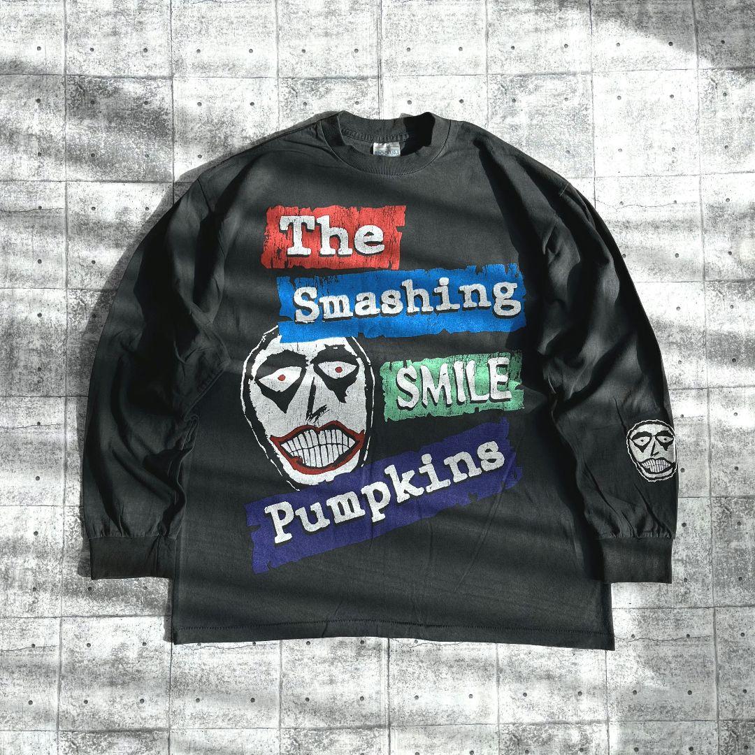SMASHING PUMPKINS スマパン 袖プリ ロングスリーブTシャツXL
