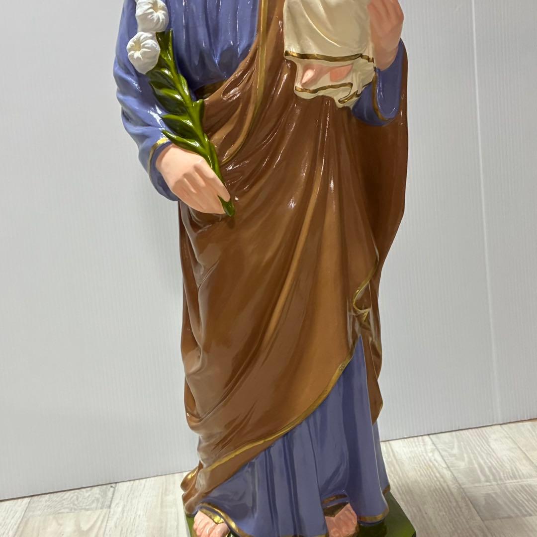 ⚫︎聖ヨゼフと御子像　高さ７３cm キリスト　 置物 ヨゼフ 置物